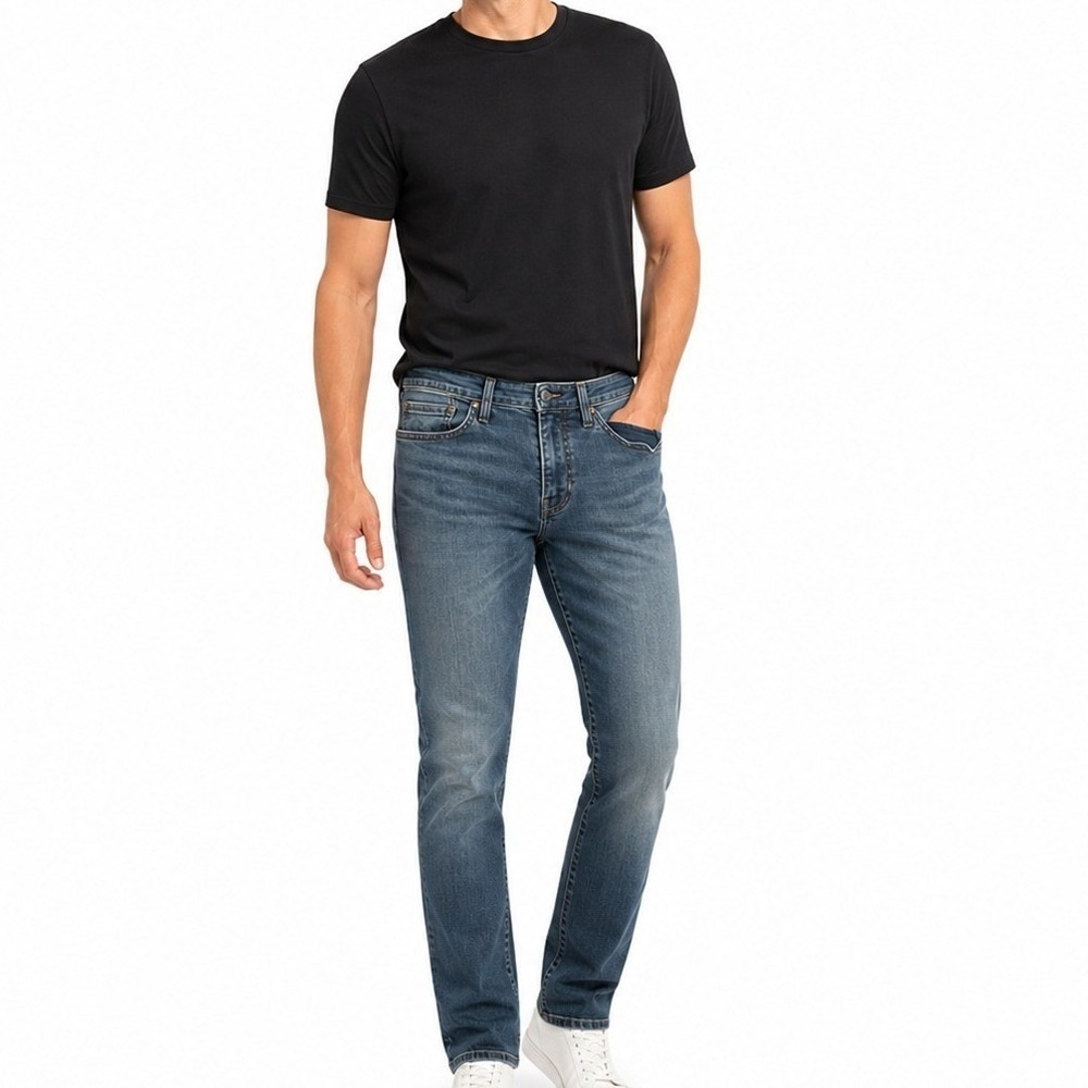 Levi's 511 Slim Fit Jeans Mens 31x32 Dark Wash Blue Premium Denim 04511-4013